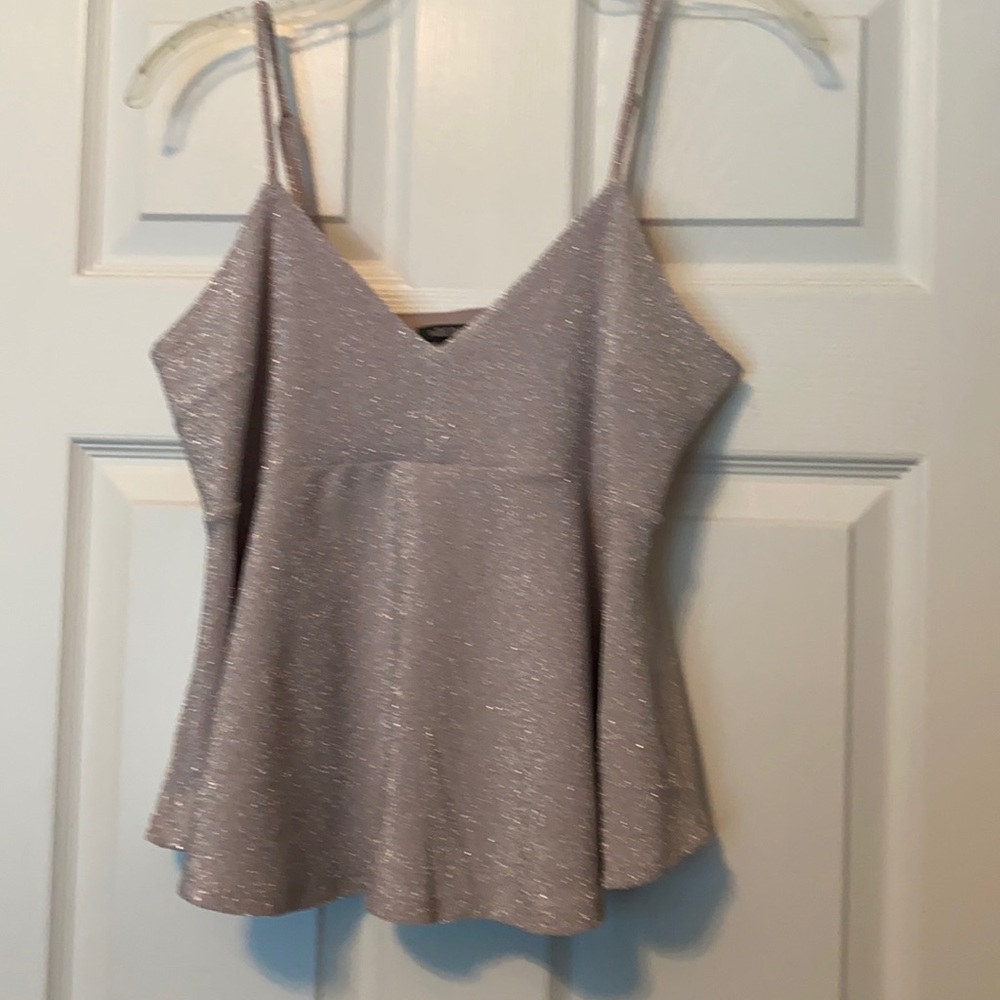Wild Fable Sparkle Peplum Cami